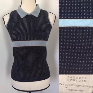 Barney’s New York Sweater Top Medium Merino Wool